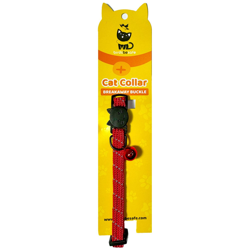 Full Stretch Breakaway Cat Collar + Bell | Reflective