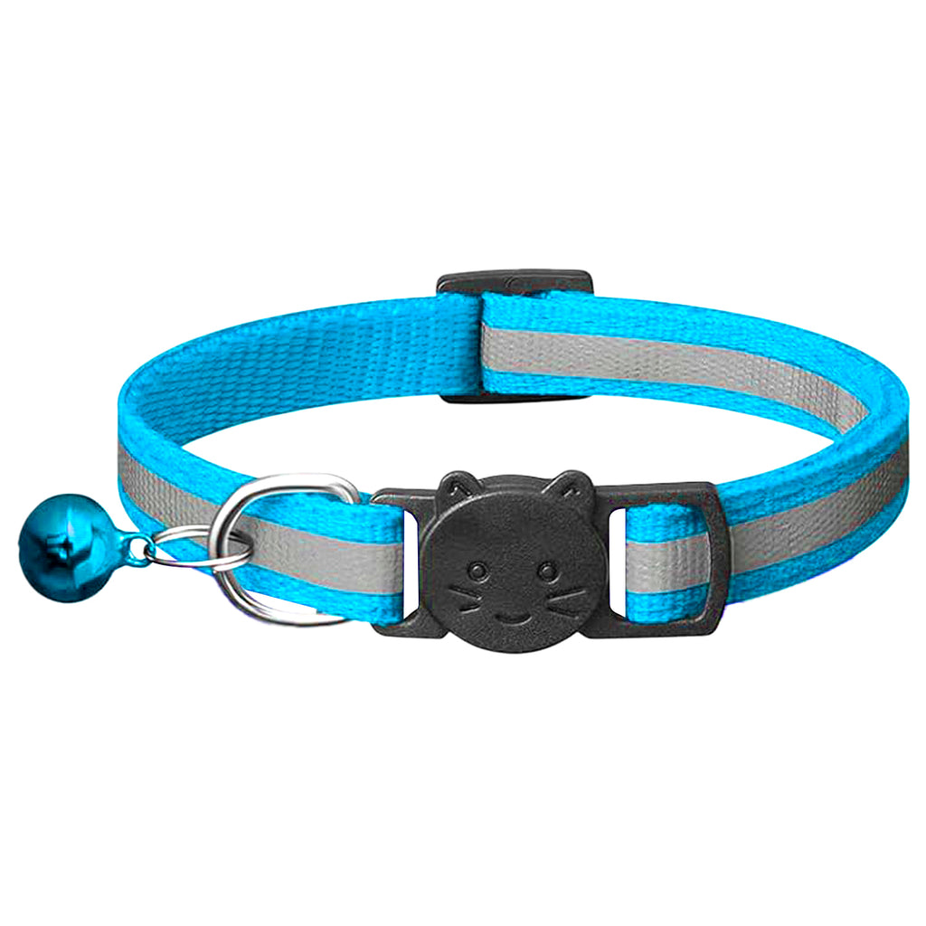 Nylon Breakaway Cat Collar + Bell | Reflective
