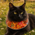 Load image into Gallery viewer, Paint Loops Birdsbesafe ® Collar Cover - Long-Haired Cat Style