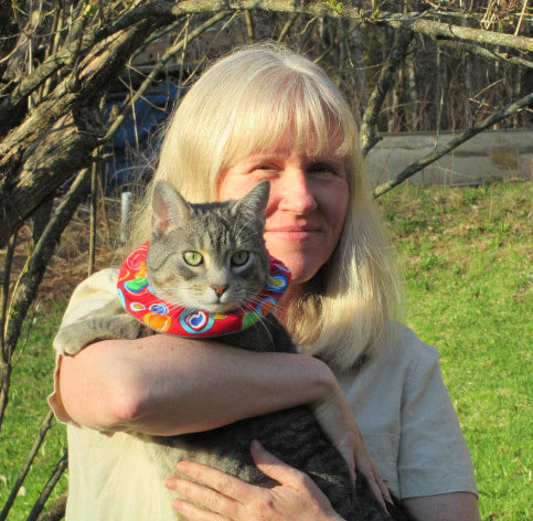 Birdsbesafe founder Nancy Brennan and Lucy in 2016