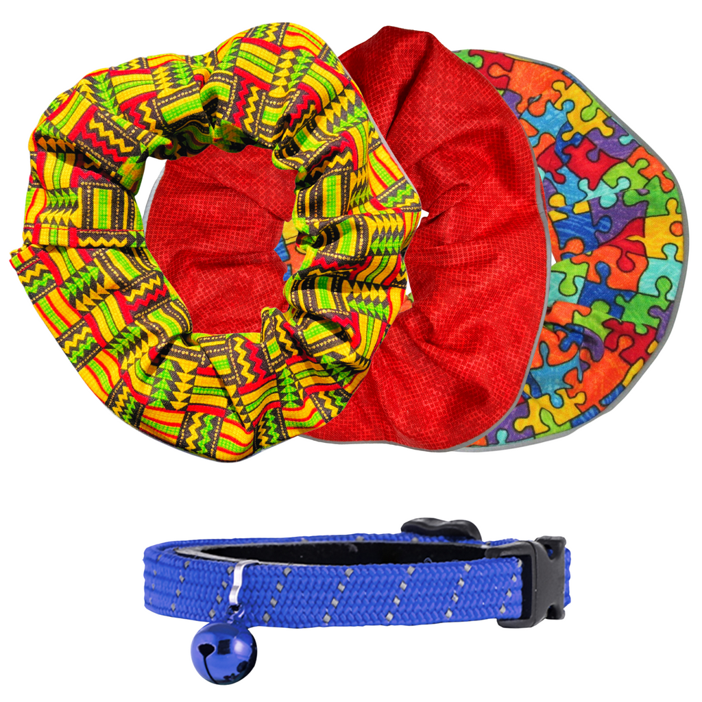3 Set Birdsbesafe Covers + 1 Breakaway Cat Collar
