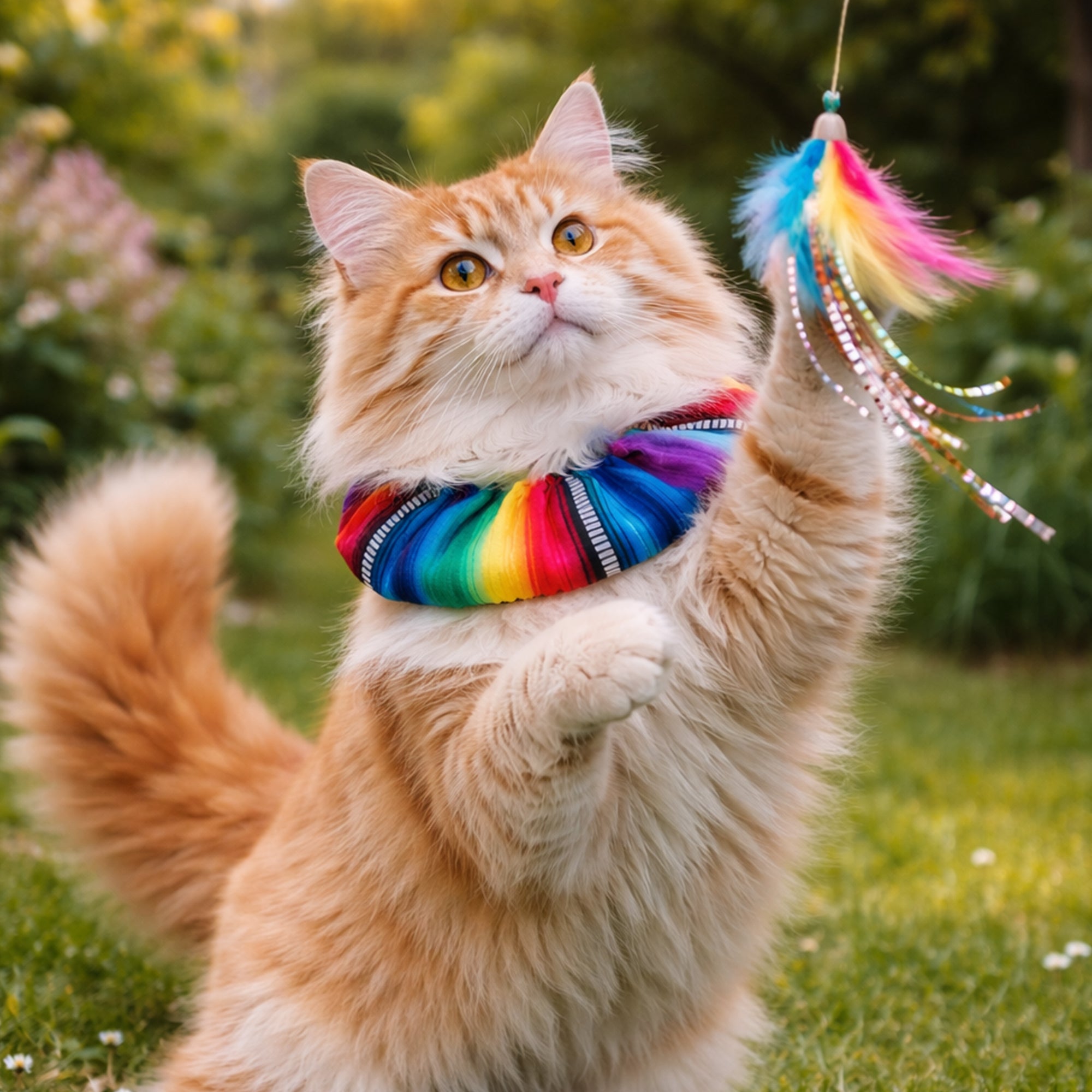 Frida Blanket Birdsbesafe ® Collar Cover - Long-Haired Cat Style