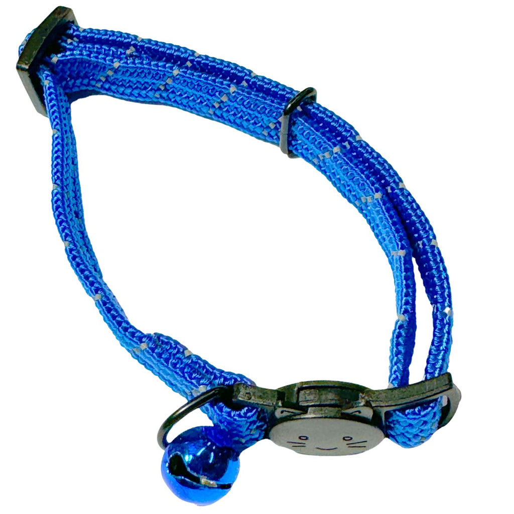 Full Stretch Breakaway Cat Collar + Bell | Reflective