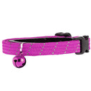 BirdsBeSafe Full Stretch Breakaway Cat Collar + Bell | Reflective