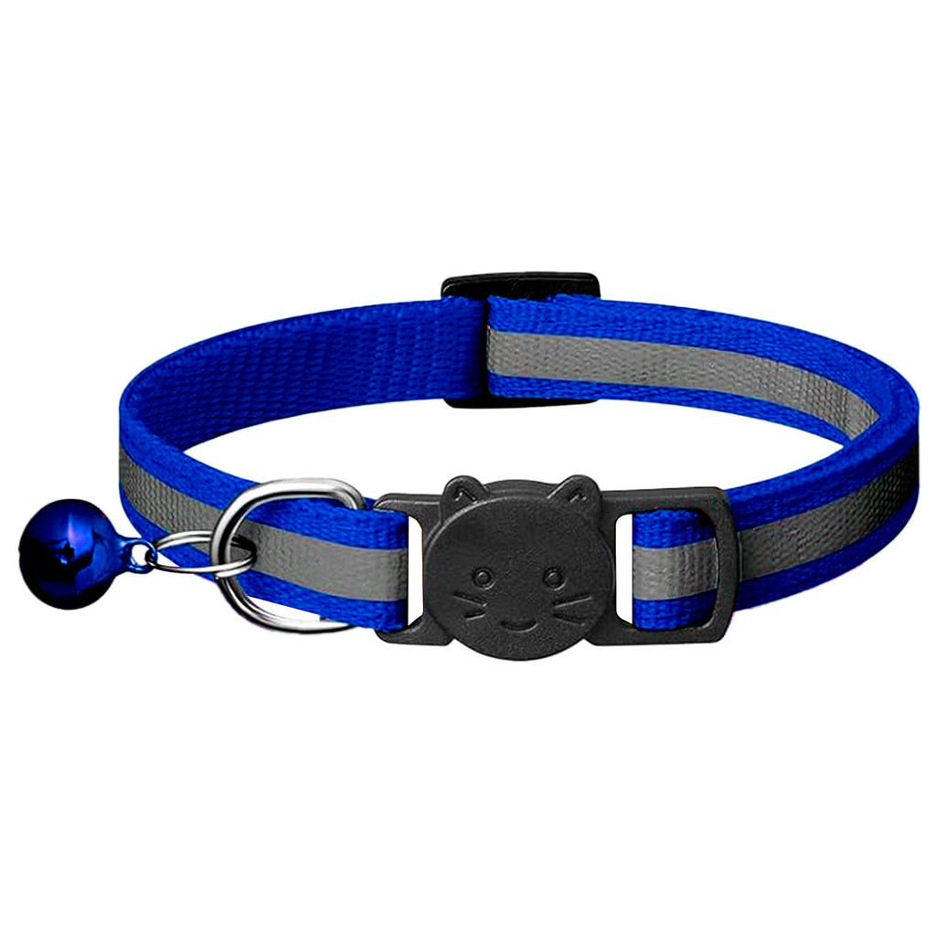 Nylon Breakaway Cat Collar + Bell | Reflective