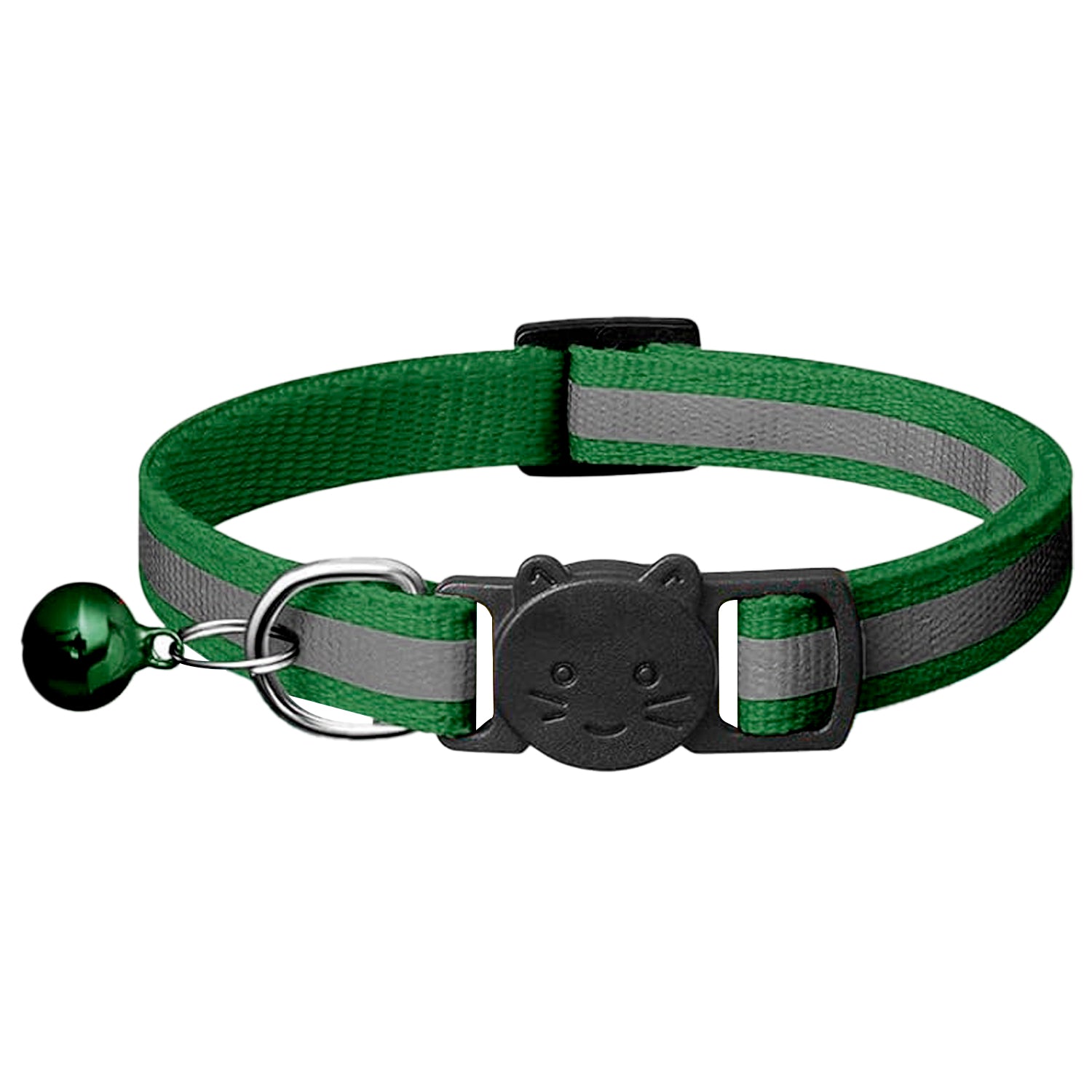 Nylon Breakaway Cat Collar + Bell | Reflective