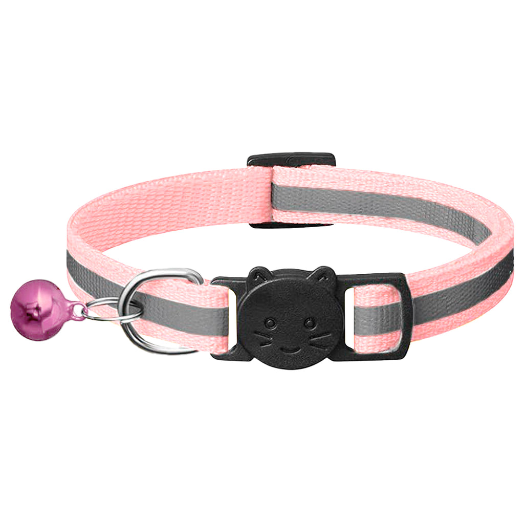 Nylon Breakaway Cat Collar + Bell | Reflective