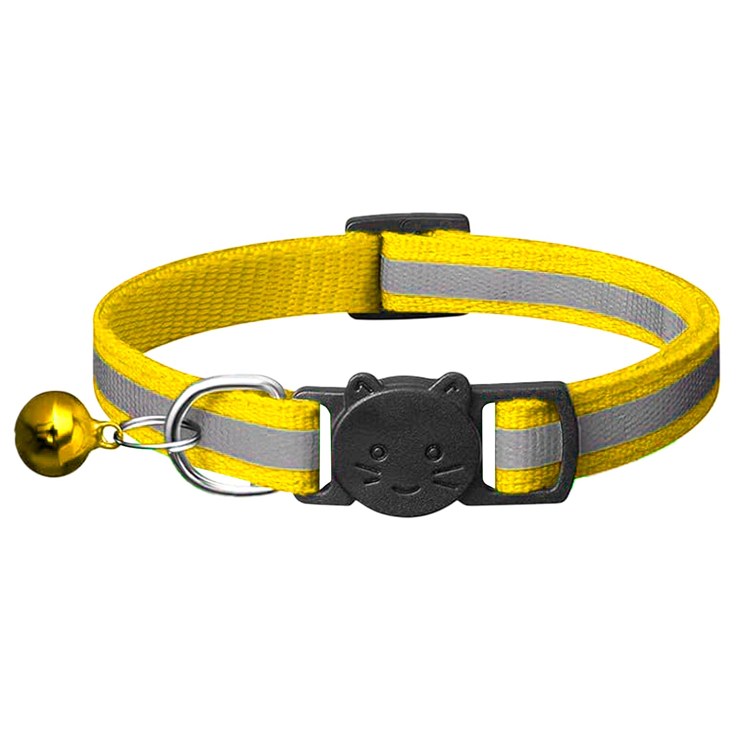 Nylon Breakaway Cat Collar + Bell | Reflective
