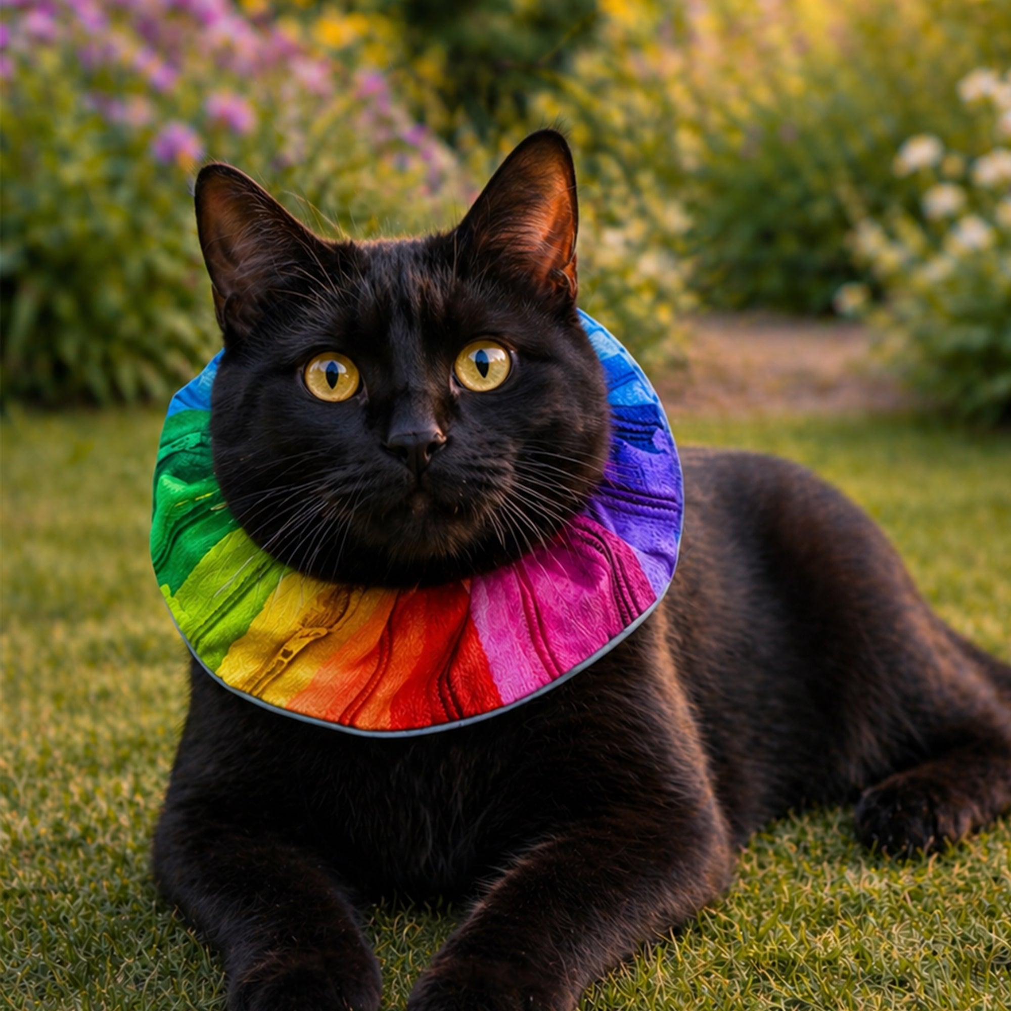 Rainbow Billy Birdsbesafe ® Collar Cover