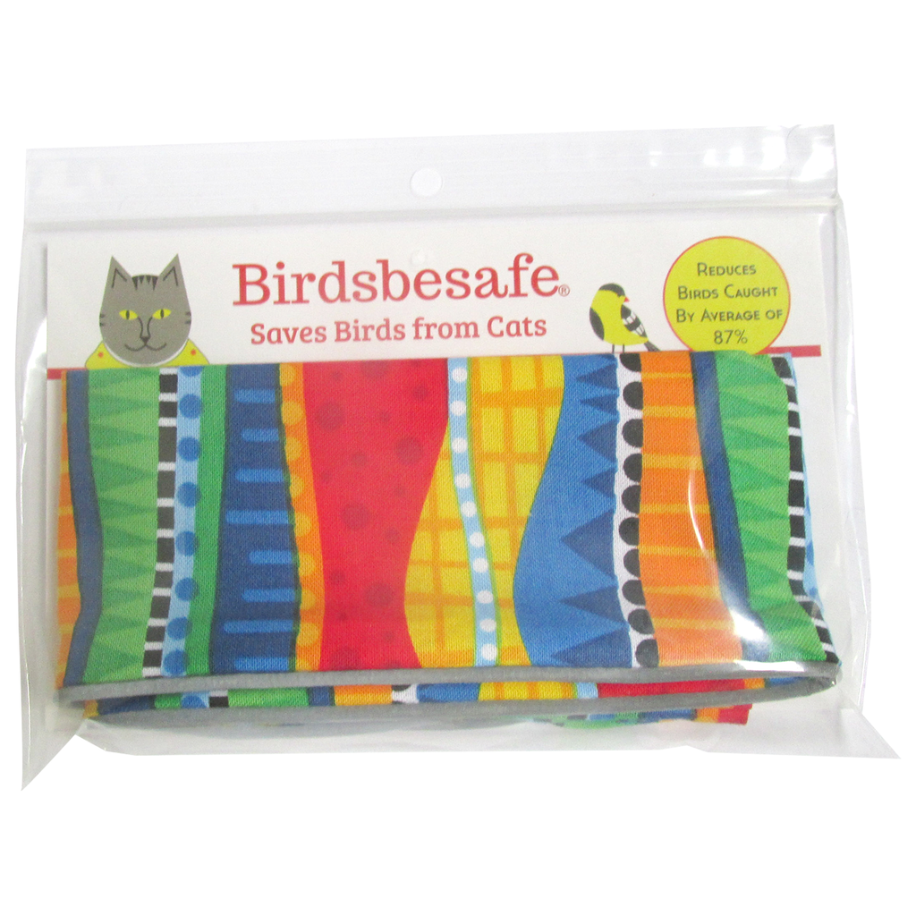 Wavy Stripes Birdsbesafe® Collar Cover