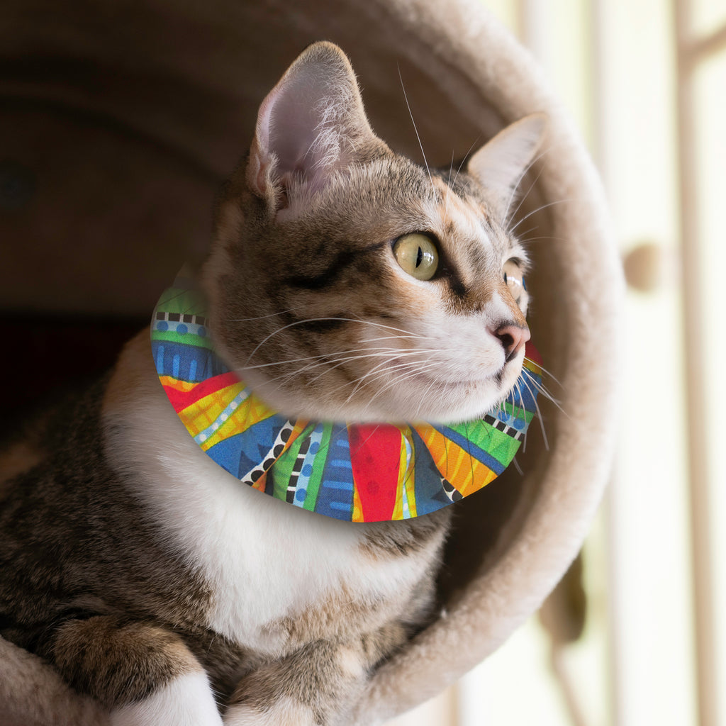 Wavy Stripes Birdsbesafe® Collar Cover