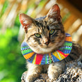Load image into Gallery viewer, Wavy Stripes Birdsbesafe® Collar Cover
